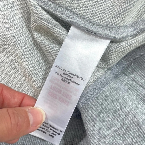 New DKNY Sport Logo Sweatshirt Pullover Grey Size 2X Plus - Picture 3 of 6